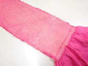 正絹　絞り　振袖用帯揚げ